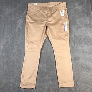 Signature Levi Strauss Totally Shaping Pull-On Skinny Pants Tan Khaki 20L NWT